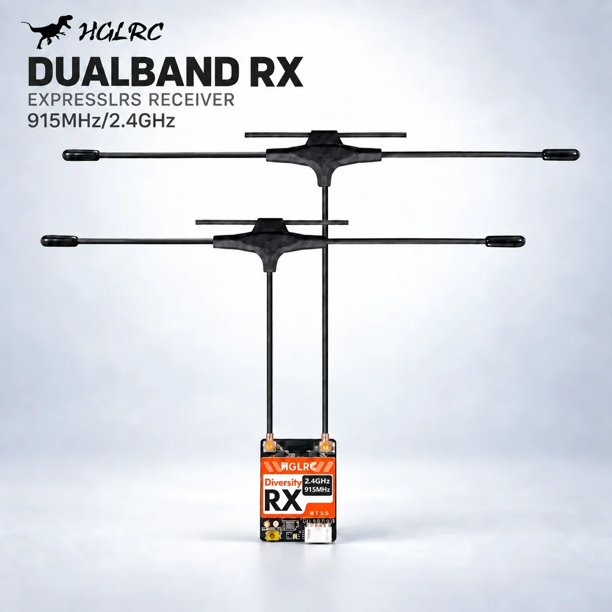 Antenna 2.4Ghz - HGLRC Penerima Dualband RX ExpressLRS 915MHz