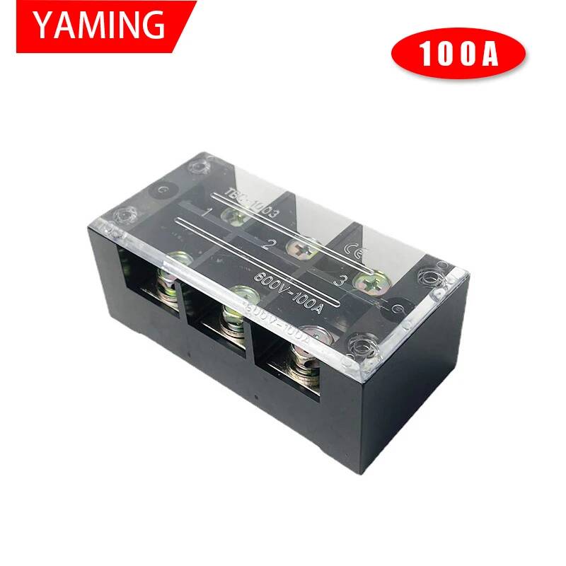 Screw Terminal Block - 2 Buah TBC-1003 100A 3P 600V