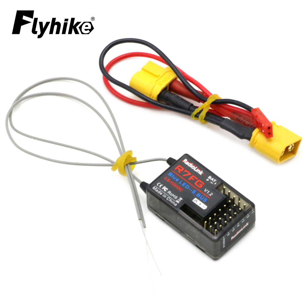 Antenna 2.4Ghz - RadioLink R7FG 2.4GHz 7CH, penerima antena