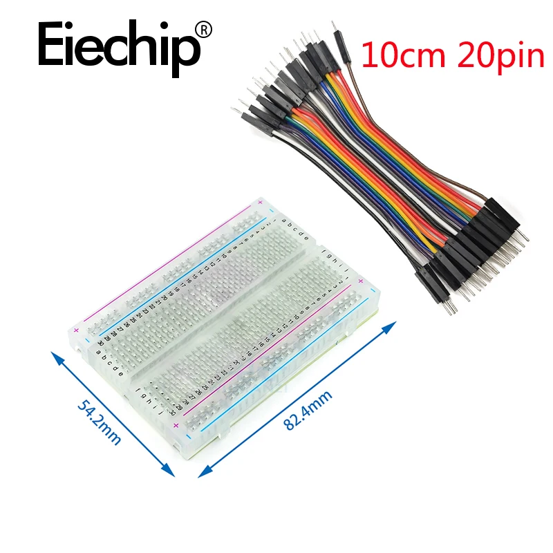 Breadboard 400 Point - 400 Poin Solderless PCB Breadboard Mini