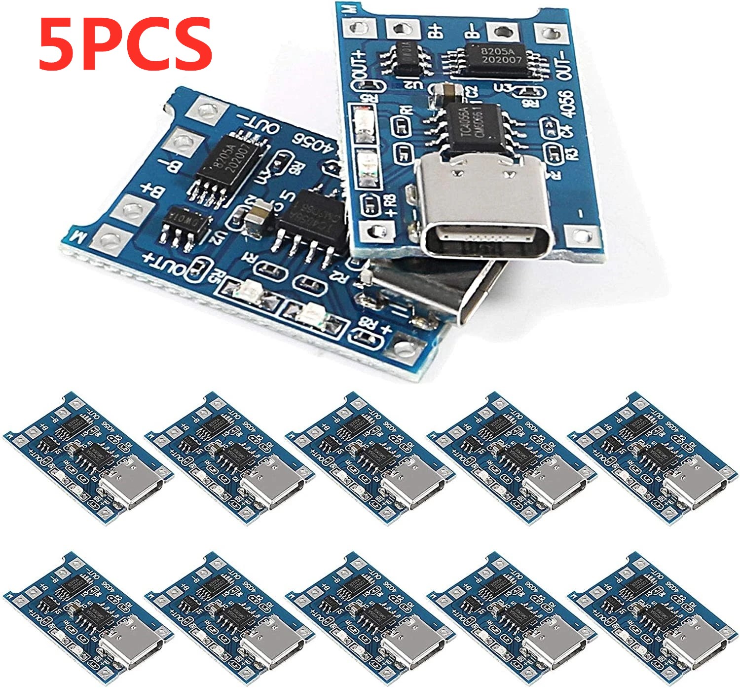 Tp4056 Module - 2/5 buah tipe-c mikro Mini 5V1A