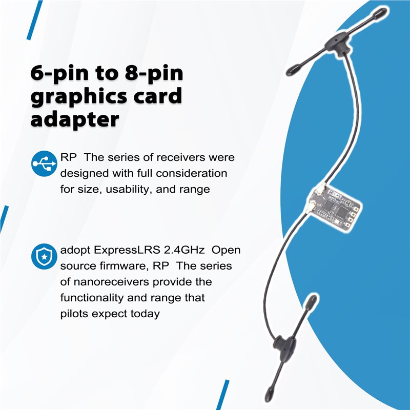 BEDW-RP3 Penerima Antena Ganda - Antenna 2.4Ghz ulasan dan harga