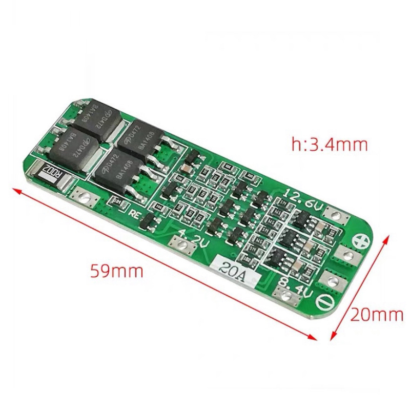 Baterai Lithium Li-ion 3S 20A  - Li Ion Charger Module ulasan dan harga