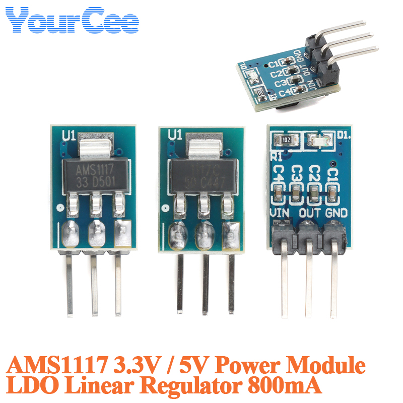 20 Buah/1 Buah AMS1117 3.3V 5V - Ams1117 Module ulasan dan harga