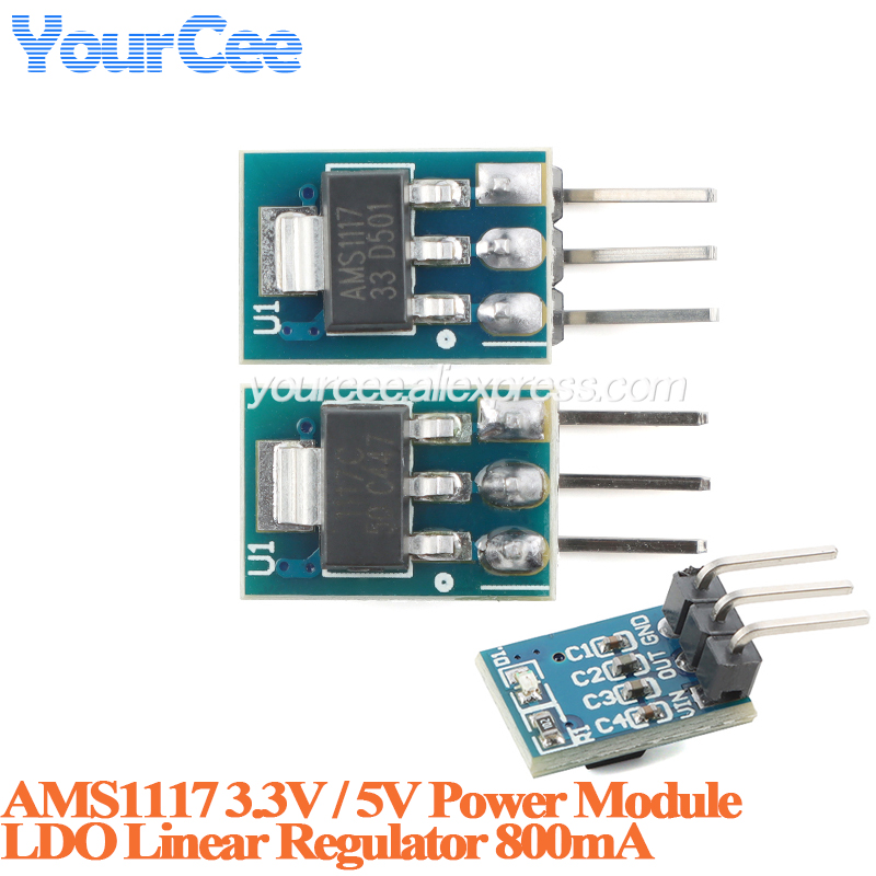 20 Buah/1 Buah AMS1117 3.3V 5V - Ams1117 Module ulasan dan harga