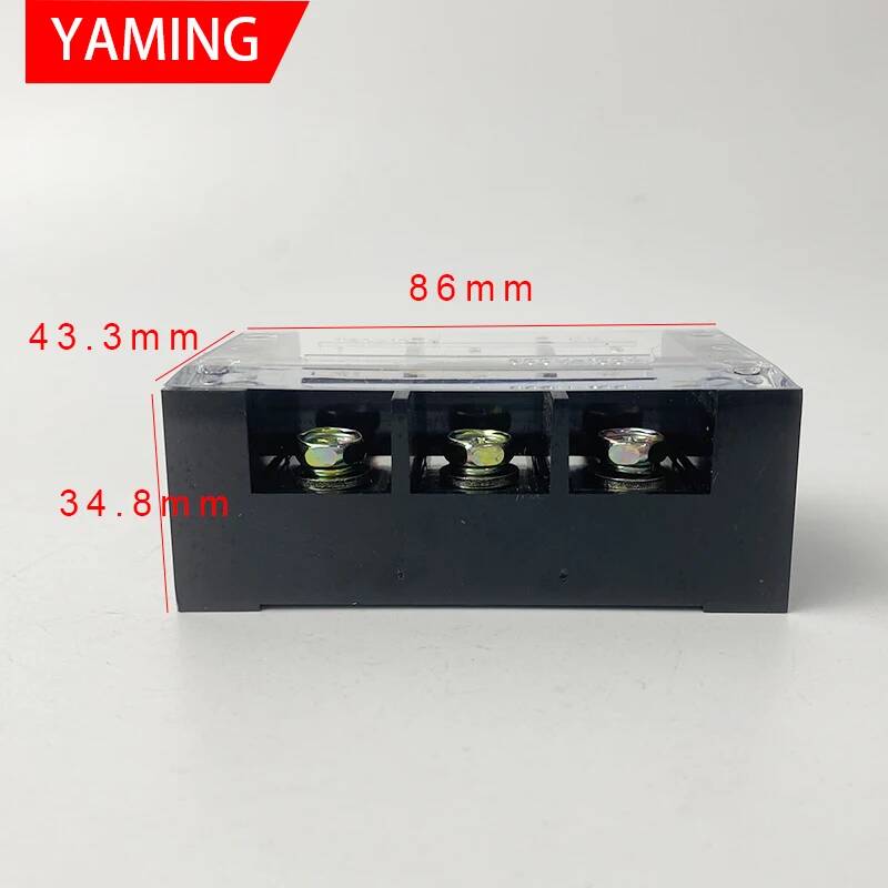 2 Buah TBC-1003 100A 3P 600V 6 - Screw Terminal Block ulasan dan harga