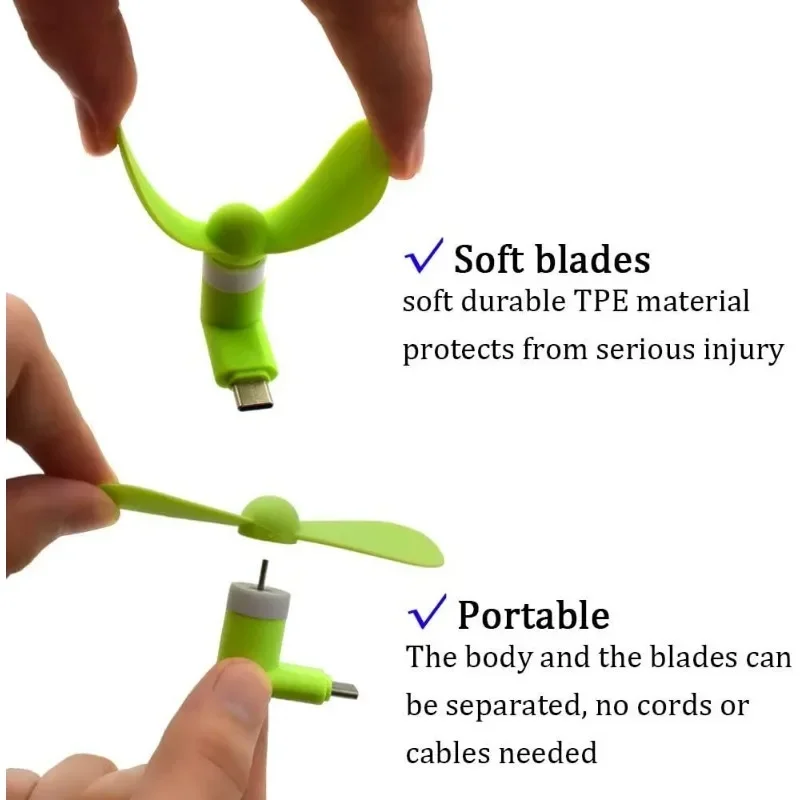 Kipas Mikro Portabel Mini Tipe - Micro Usb Cable ulasan dan harga
