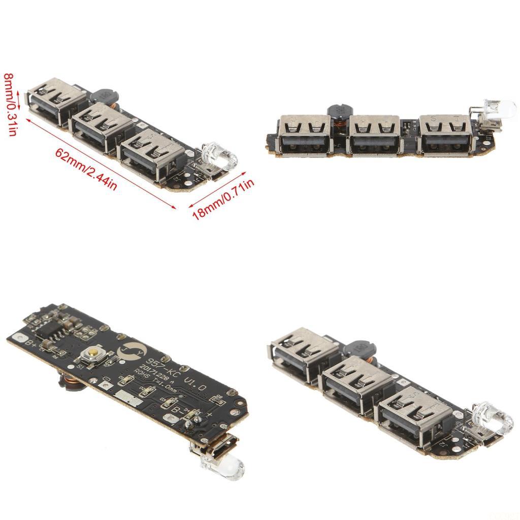 B03F 5V 2,1A 3 Pengisi Daya Da - Li Ion Charger Module ulasan dan harga