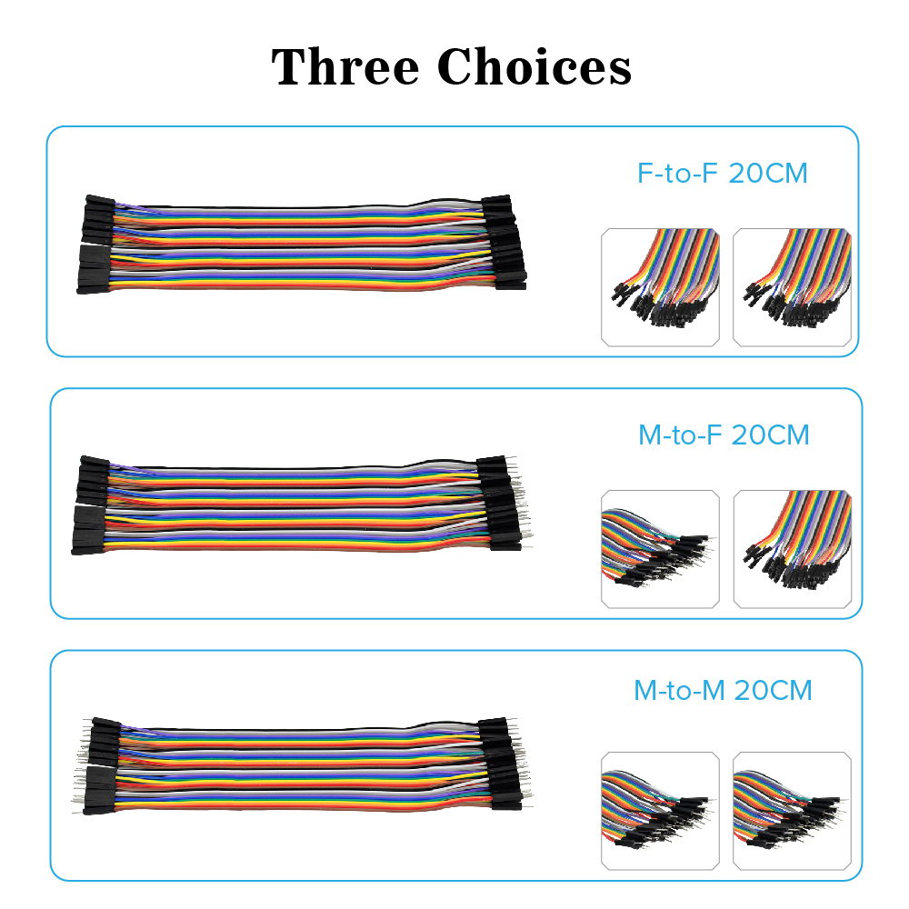 Kebestudio 3 buah kabel Jumper - Breadboard 400 Point ulasan dan harga