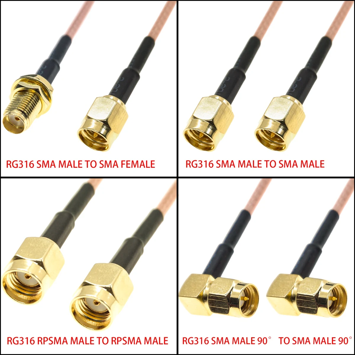 RG316 SMA laki-laki perempuan  - Ipex Connector ulasan dan harga