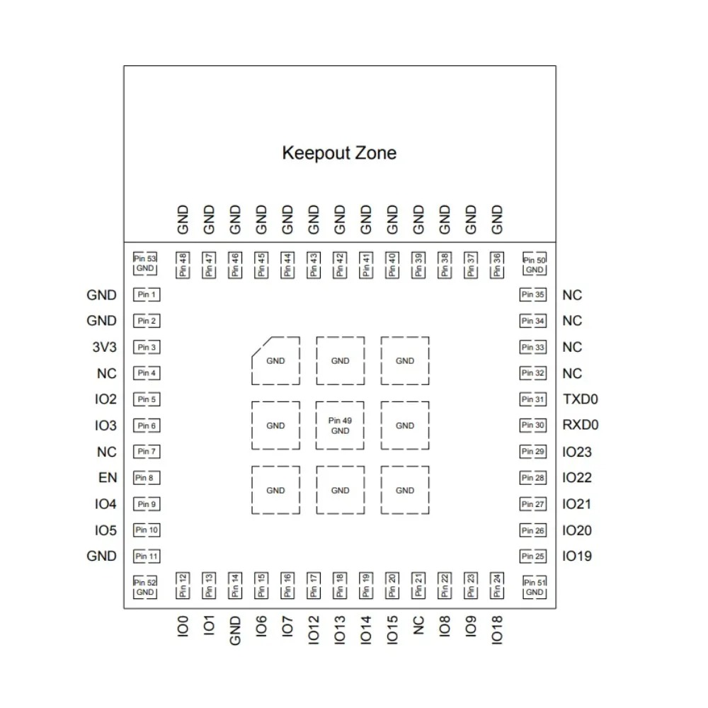 2-100 Buah ESP32-C6-MINI-1U &  - Ipex Connector ulasan dan harga