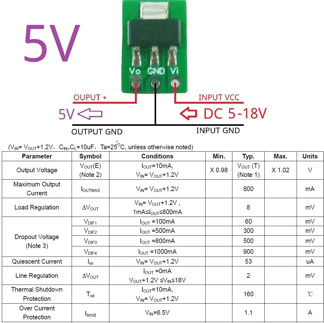 10 buah Modul Regulator LDO 2, - Esp32 Step Down Buck ulasan dan harga