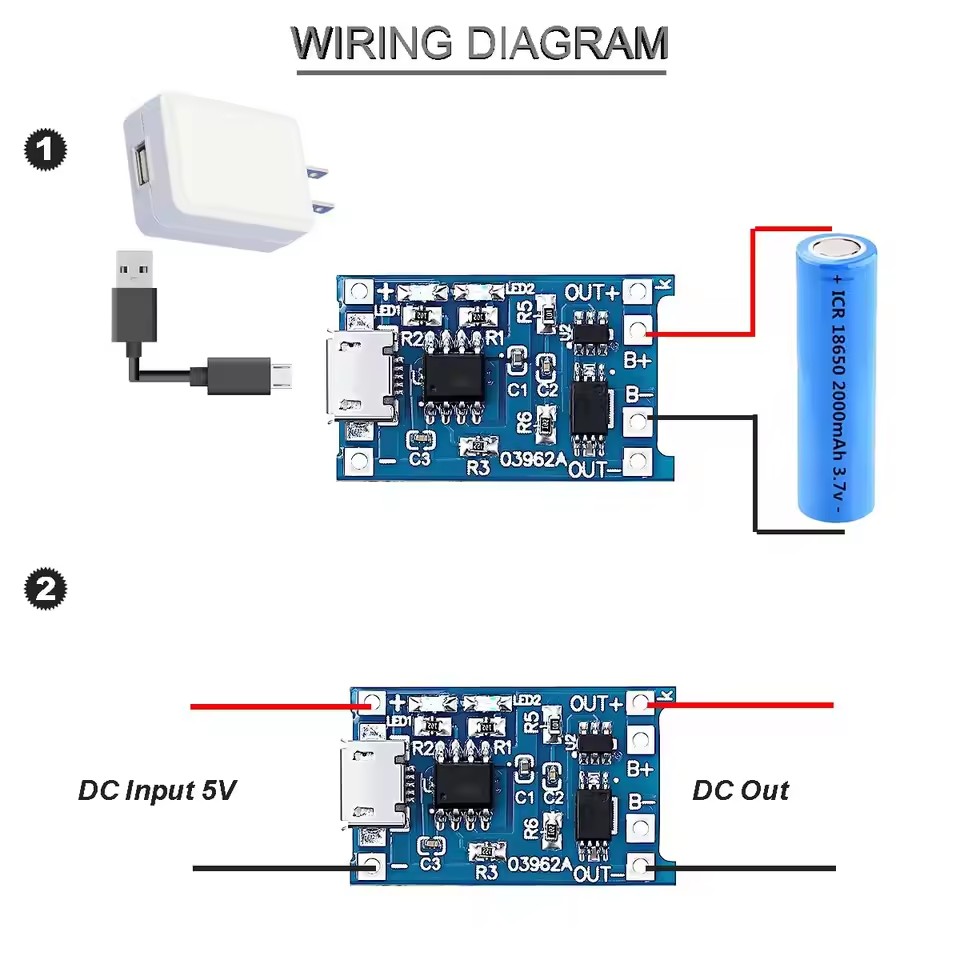 1-20 Buah Modul Pengisi Daya B - Tp4056 Module ulasan dan harga