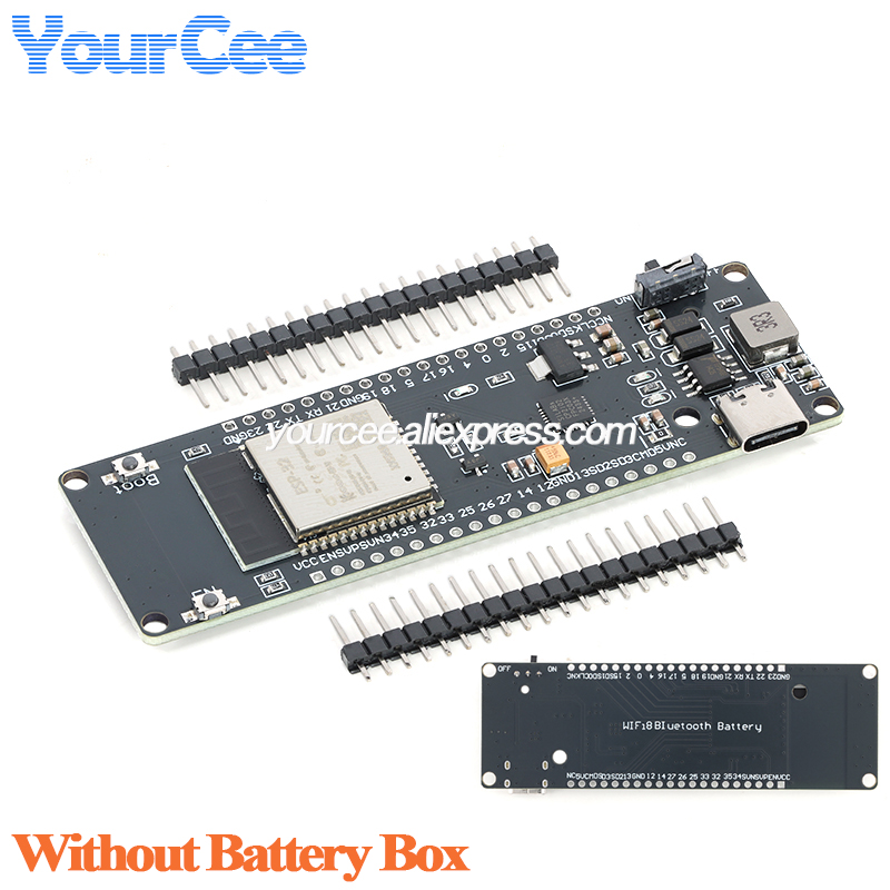 Papan Pengembangan ESP32 denga - Esp32 Battery Holder Lipo ulasan dan harga