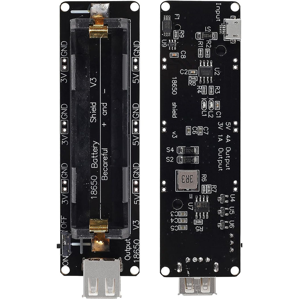 2 Buah Tempat Baterai 18650 Me - Esp32 Battery Holder Lipo ulasan dan harga