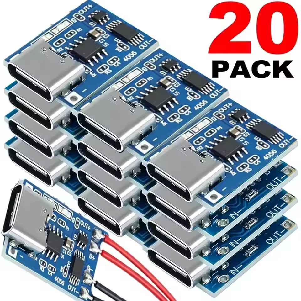 Modul Pengisi Daya USB Tipe-C  - Tp4056 Module ulasan dan harga