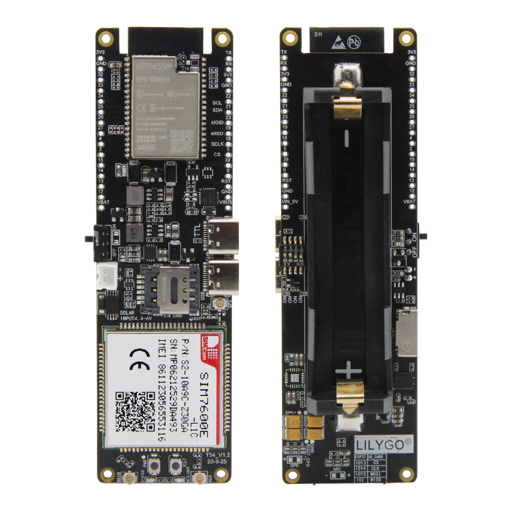 LILYGO®TTGO T-SIM7600E-L1C 4G  - Esp32 Battery Holder Lipo ulasan dan harga